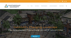 Desktop Screenshot of partnershipgwinnett.com