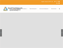 Tablet Screenshot of partnershipgwinnett.com